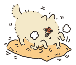 "Momo" is Pomeranian. sticker #14194778