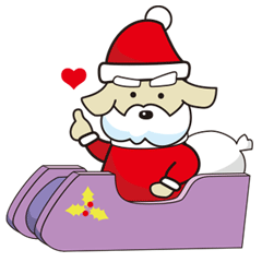 Santa Dog (no text)