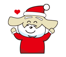Santa Dog (no text) sticker #14194967
