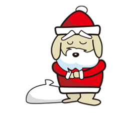Santa Dog (no text) sticker #14194970
