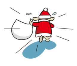 Santa Dog (no text) sticker #14194972