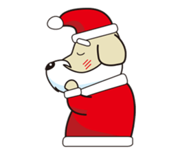 Santa Dog (no text) sticker #14194974