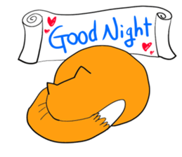 Cat & frog 12 sticker #14195030