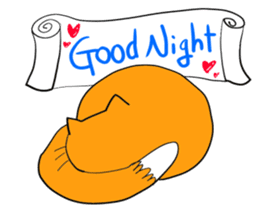 Cat & frog 12 sticker #14195030