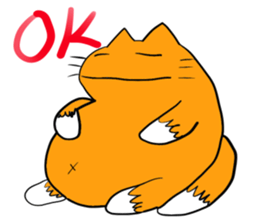 Cat & frog 12 sticker #14195031