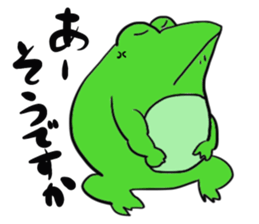 Cat & frog 12 sticker #14195066