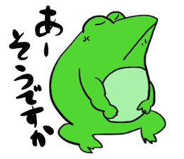 Cat & frog 12 sticker #14195066