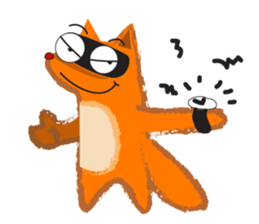 A Naughty Cool Fox sticker #14195749