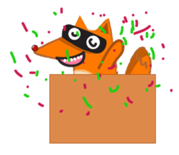 A Naughty Cool Fox sticker #14195754