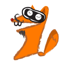 A Naughty Cool Fox sticker #14195762