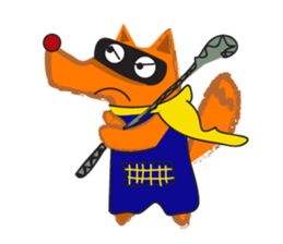 A Naughty Cool Fox sticker #14195773