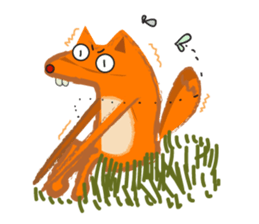 A Naughty Cool Fox sticker #14195775