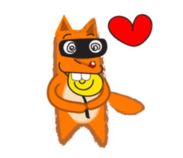 A Naughty Cool Fox sticker #14195779