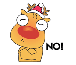 Adorable Reindeer Likes Gift sticker #14196055