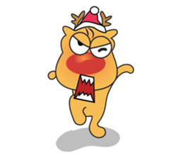 Adorable Reindeer Likes Gift sticker #14196057