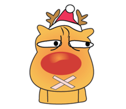 Adorable Reindeer Likes Gift sticker #14196059