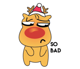 Adorable Reindeer Likes Gift sticker #14196063