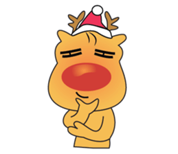 Adorable Reindeer Likes Gift sticker #14196066