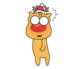 Adorable Reindeer Likes Gift sticker #14196068