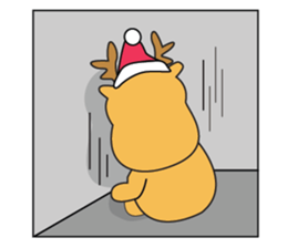 Adorable Reindeer Likes Gift sticker #14196071