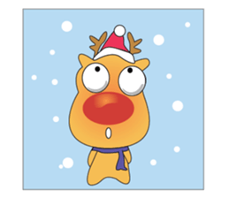 Adorable Reindeer Likes Gift sticker #14196072