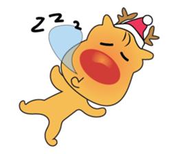 Adorable Reindeer Likes Gift sticker #14196073