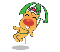 Adorable Reindeer Likes Gift sticker #14196076
