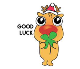 Adorable Reindeer Likes Gift sticker #14196091