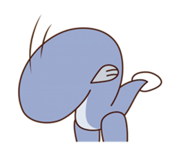 Poor vocabulary eel sticker #14196957