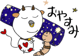 Heart of dairy cattle sticker #14198063