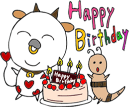 Heart of dairy cattle sticker #14198068