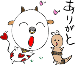 Heart of dairy cattle sticker #14198077