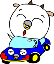 Heart of dairy cattle sticker #14198091