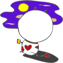 Heart of dairy cattle sticker #14198093