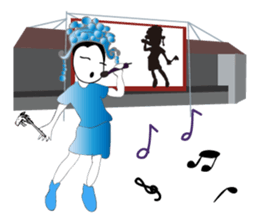 My heart sings to you sticker #14198105