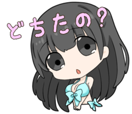 Japanese Idol and Cosplayer!RUNA AMEMIYA by KM creators sticker #14198624