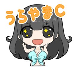 Japanese Idol and Cosplayer!RUNA AMEMIYA sticker #14198648