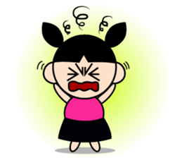 Teenage Girl in Action sticker #14198982