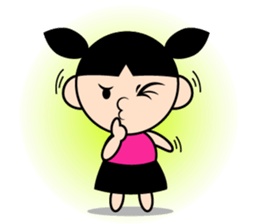 Teenage Girl in Action sticker #14198984