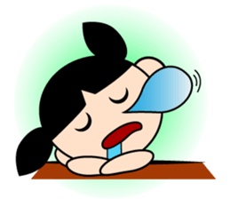 Teenage Girl in Action sticker #14198986