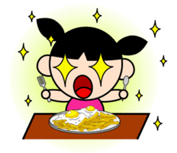 Teenage Girl in Action sticker #14198987