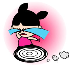 Teenage Girl in Action sticker #14198988