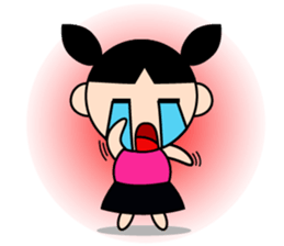 Teenage Girl in Action sticker #14198990