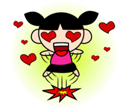 Teenage Girl in Action sticker #14198992