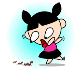 Teenage Girl in Action sticker #14198996