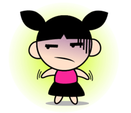 Teenage Girl in Action sticker #14198998