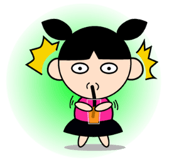 Teenage Girl in Action sticker #14199002