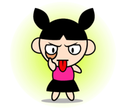 Teenage Girl in Action sticker #14199004