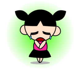 Teenage Girl in Action sticker #14199006