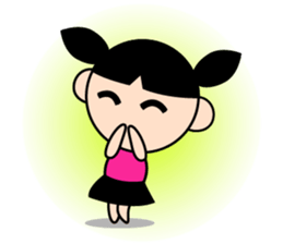 Teenage Girl in Action sticker #14199007